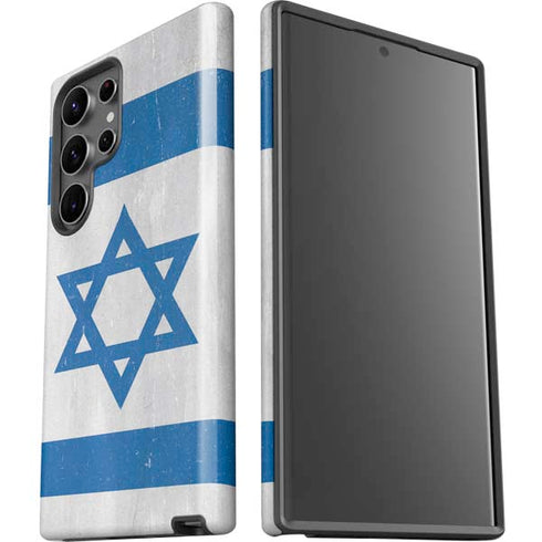 Israel Flag Distressed Galaxy S23 Ultra Pro Case